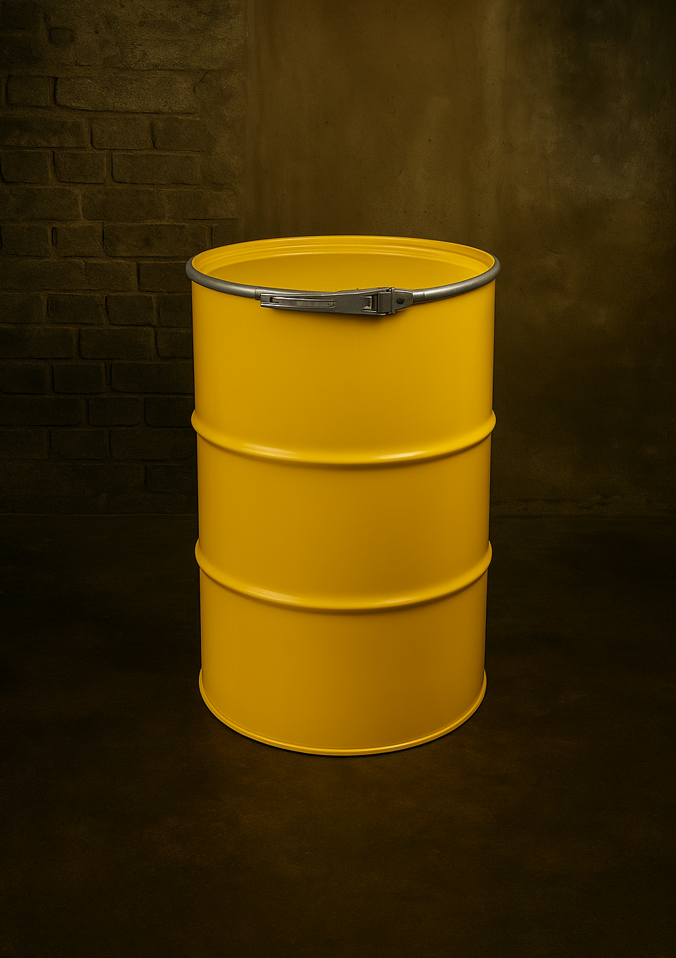 213L Deko-Ölfass in gelb